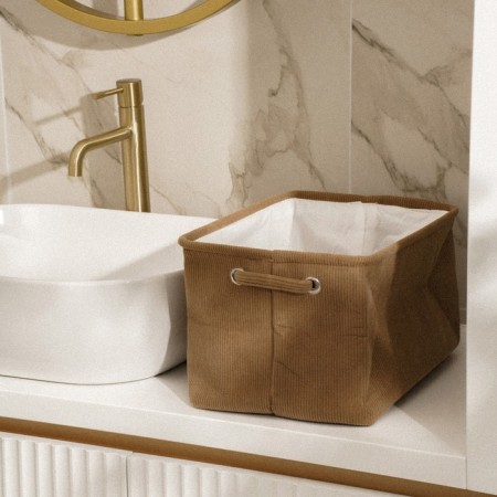 Box for storing things SL Home, 35 × 25 × 23 cm, gray color-5