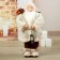 Santa Claus "in a fur coat, with a flashlight and hotel" 46 cm