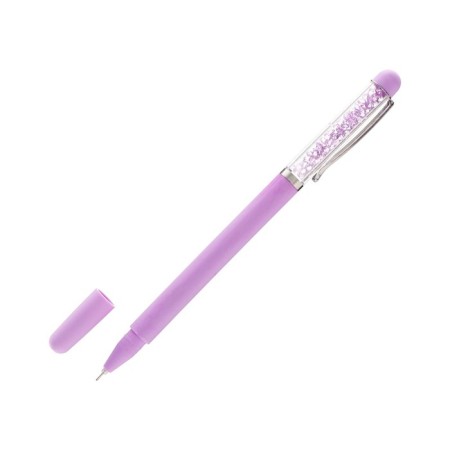 Gel pen Calligrata "rhinestones", 0.5 mm, blue, Mix case-8