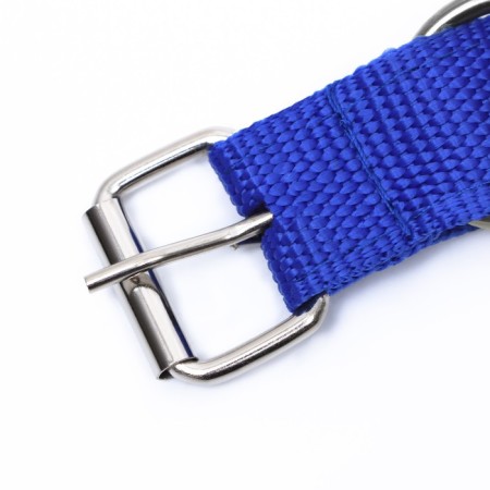 Two -layer collar with a swivel 55 x 2.5 cm, polyester, blue-6