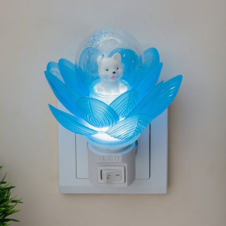 Nightmare "Blue Flower" LED 8x8x12 cm Risalux