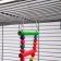 Toy for birds "ladder with beads", 12 steps