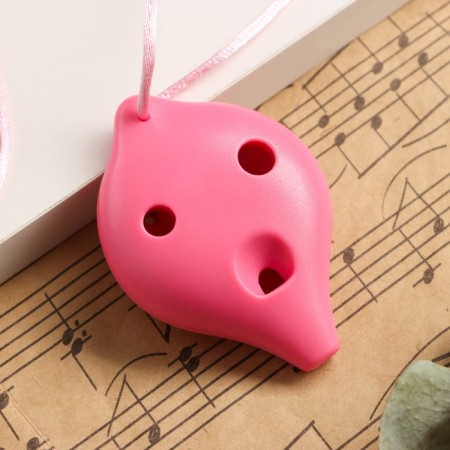 Owarin Music Life 6 holes, pink, 6.7 x 4 x 3.2 cm-2
