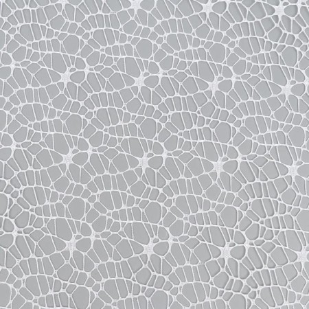 Crooster flowers grid, white, 0.5 x 4.5 m-1