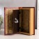 Safe wood book "esthete" leatherette 21x13x5 cm