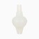 Children's nasal aspirator, with a diverted pipe, the color is light yellow
