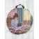 Pillow Siddle "Home Evening", Decorative, D = 52 cm