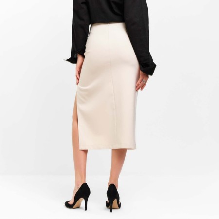 Women's skirt MIST R.46, beige-1