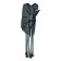 A chair with adjustable back inclination, 60 x 55 x 51/107 cm, black/gray color