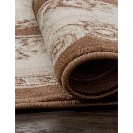 Rectangular carpet Merinos Valencia Deluxe, size 80x150 cm, color Brown-3