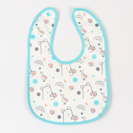 Bibs laid Children's baby, color mix (packing 3 pcs)-4