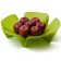 Qualy Flower fruit vase, green color