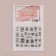 Slider - nail design “Listen to your heart”, packing 6 pcs, black/red color