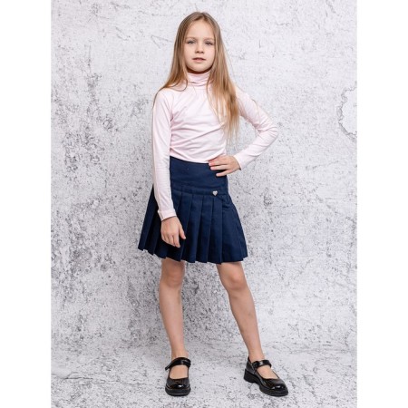 Turtleneck for girls, height 116 cm, pink color-5