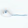 A toy for cats "Mouse with cat mint", 5 cm, white