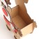 New Year. Kashpo Wooden New Year's "Olennok" 28x22.5x8.5 cm nut