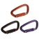 Carabiner with a bayonet cloth, 10x6 cm, 22 KN, mix