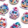 A dozen magnet "Symbol of the year 2025. Snake" mix, blue