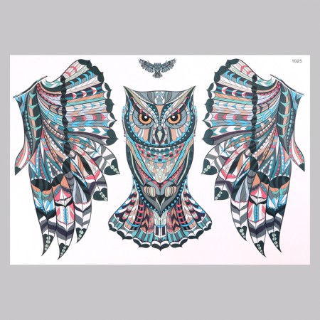 Stick 3D interior owl mandala 78*45cm