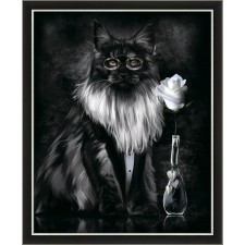 Репродукция картины «Мудрый», 40х50, рама (45-003S)