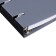 A notebook on rings A5 80 sheets in Calligrata cage is gray, plastic cover, offset block