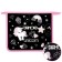 Folder d/notebooks A5 Lightning from above plastic 205*240 PT 73-12 Maldie Emoji paw foil 72733