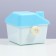 House for corner rodents, 11.4 x 10.7 x 10.7 cm, blue