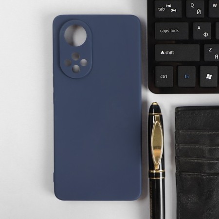 Pero cover, for Honor 50, silicone, blue