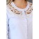 Female shirt, size 56, blue color