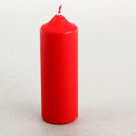 Classic candle 5x15 cm, red-2