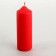 Classic candle 5x15 cm, red