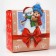 Folding box "New Year's Post", 15 x 15 x 8 cm, New Year