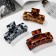 Hair crab "Leopard print" straight, 8.5 cm, mix
