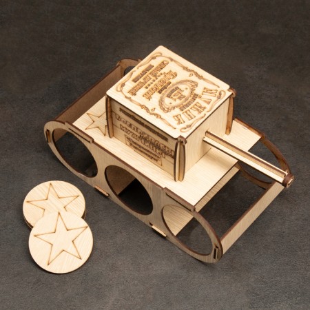 Gift box "Tank", 24.5 x 12 x 15.5 cm, dump truck-4