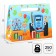 Gift package, blue tractor, 40x30x12 cm