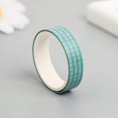 Adhesive tape paper "sky and sea" width 1 cm winding 2 m set 5 pcs-1