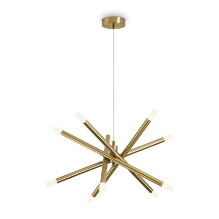 Suspended lamp Freya Fr6130PL-L30B WANDS, 650X650X250 mm, LED, 25W, 1400LM, 3000K, brass color