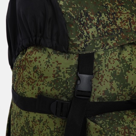 Tourist backpack, Huntsman, 50l, cord department, 3 outer pockets, khaki color-5