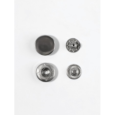 S-shaped buttons D15mm (nab 10pcs price for nab) stainless steel silver tr-1