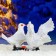 Garden figure "Two pigeons" 20x32x21cm