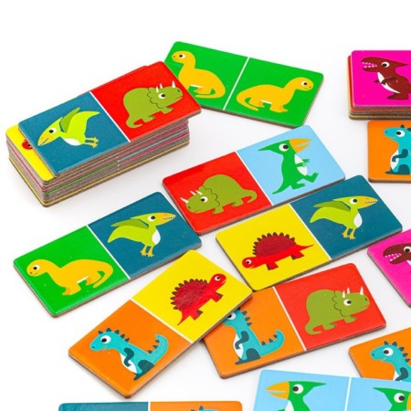 Lotto, dominoes and memories 3 in 1 djeco "Memo dinosaurs"-4