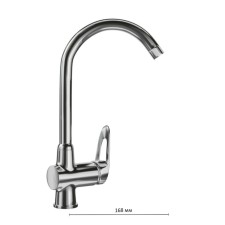 Kitchen mixer Ulgran U006, color chrome