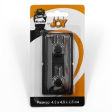 Wall hooks Joy Home, 2 pcs., Black