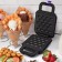 Electric waffle box KitFort KT-3609, 600 W, Belgian/Hong Kong, Black