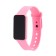 Electronic watch watches, 3 atm, silicone strap, pink
