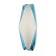 Penal soft 1 compartment, 80 x 190 x 30 mm, leatherette mirror "miracles" occurs "green
