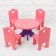 Puppet furniture "Table with chairs", 5 parts
