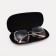 Lightning glasses, length 17 cm, gray color