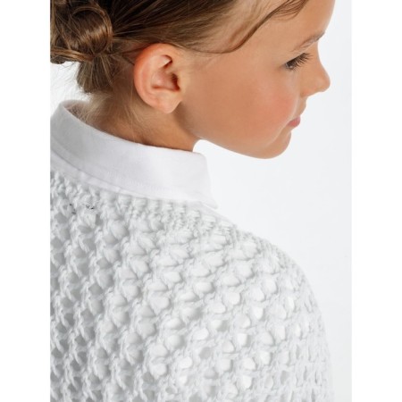 Свитер для девочки Amarobaby Knit Trend, рост 140 см, цвет белый-9