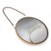 Wall mirror "entourage", D mirror surface 27.7 cm, golden color
